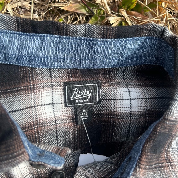 Bixby Nomad Boys long sleeve Flannel - Picture 3 of 3